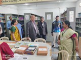 NAAC PEER TEAM VISITED TO LIBRARY 1